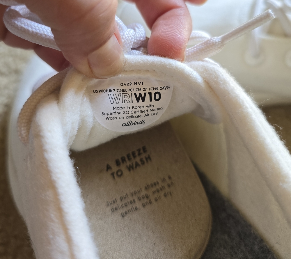 Allbirds White Wool Runners - Picture 2 of 11